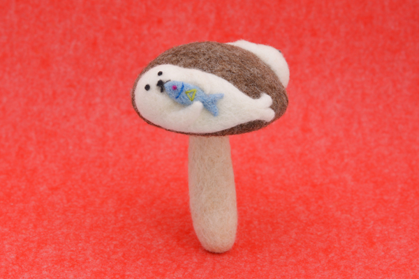 アザラシフェルトイラスト