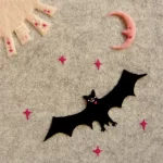 美的コウモリフェルトイラスト